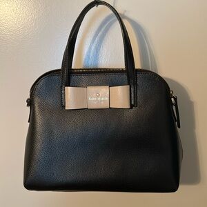 Kate Spade Handbag Black with Light Pink Bow